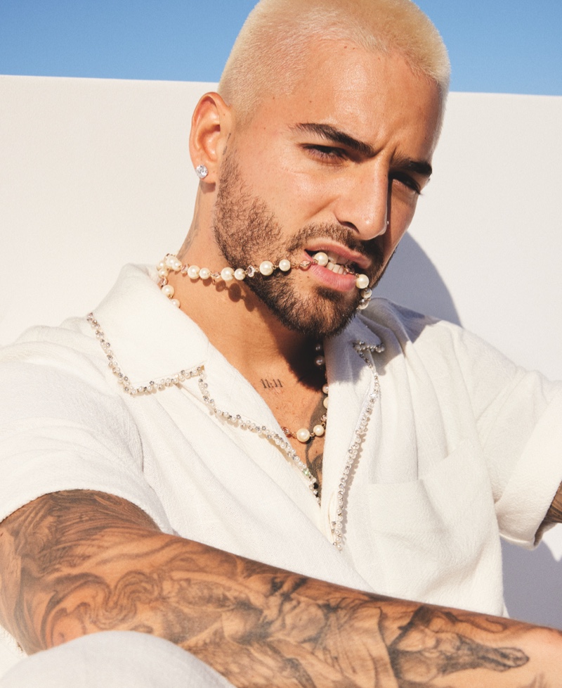 Maluma Pearl Necklace Royalty Collection 2022 Men Macy's