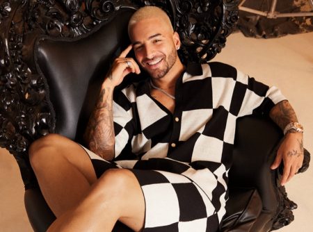 Maluma Checkerboard Print Clothes Royalty 2022