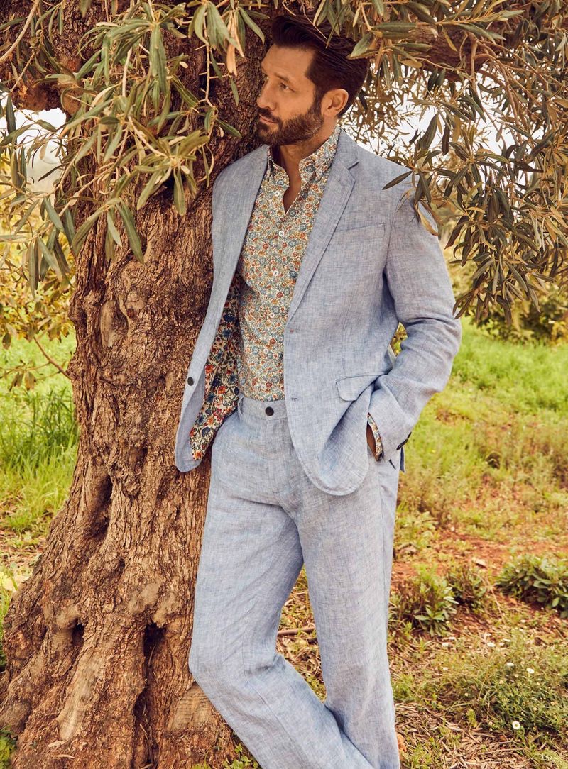 Simons Liberty Floral Prints Men Spring 2022 Campaign John Halls