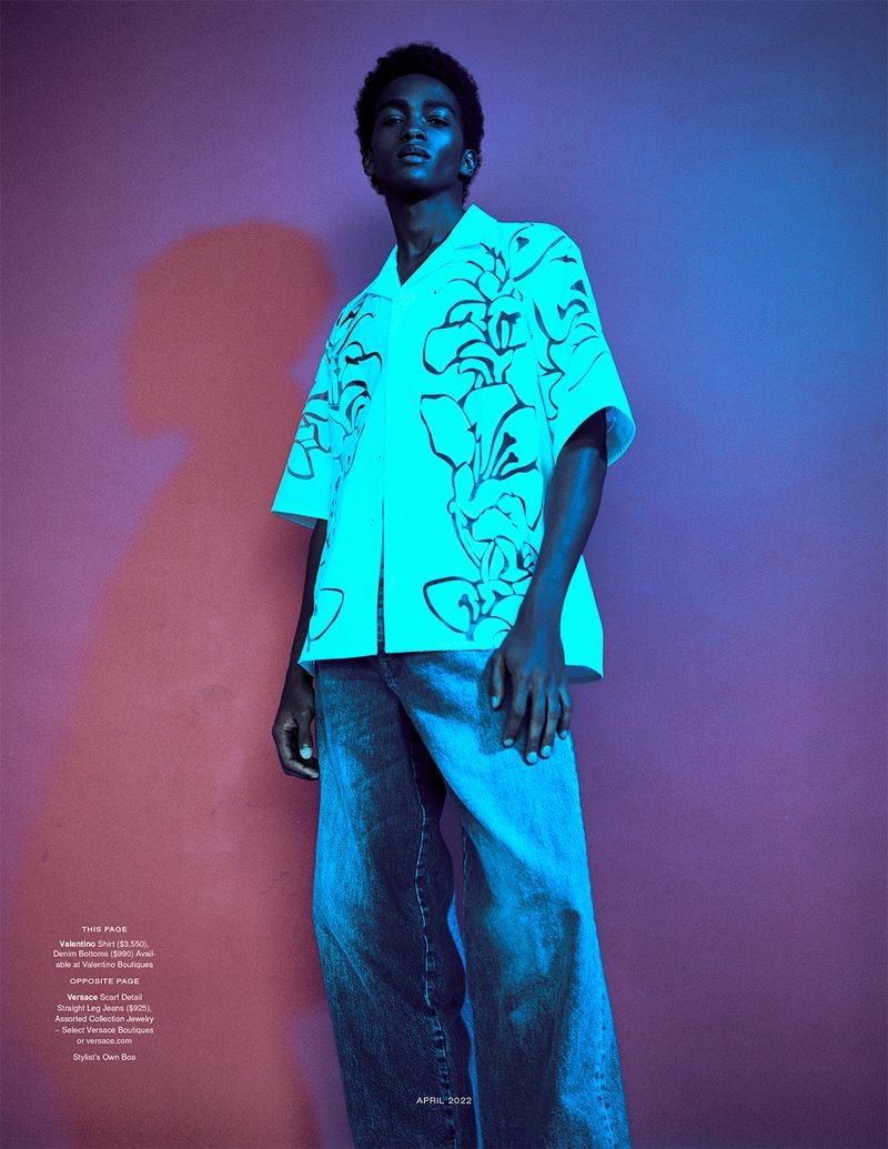 » Stan Taylor Lights It Up for Man of Metropolis Stan Taylor Model 2022 Editorial Man of Metropolis 010