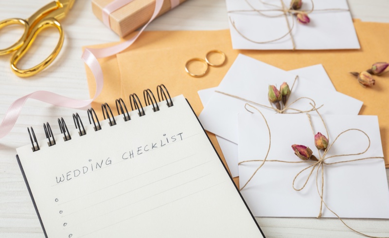 Table Wedding Checklist Rings