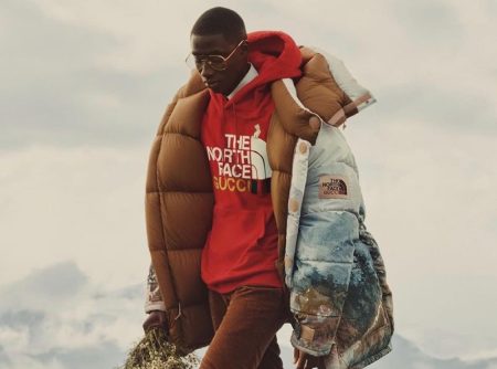 Cheikh Niang Model The North Face x Gucci Collaboration 2022