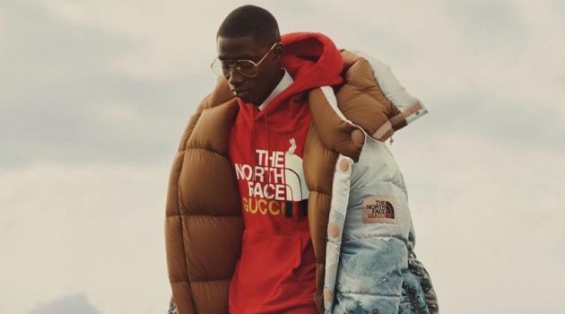 Cheikh Niang Model The North Face x Gucci Collaboration 2022