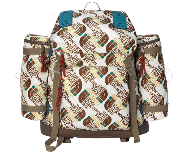 The North Face x Gucci Large Backpack Ivory and Brown