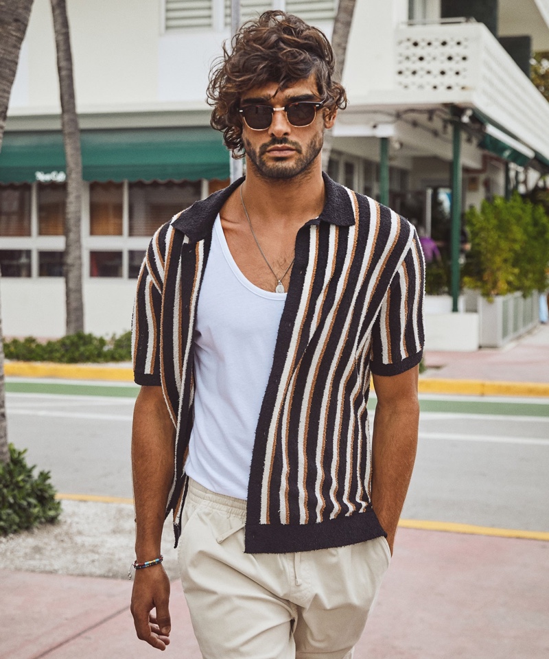 Todd Snyder Summer 2022 Marlon Teixeira Model