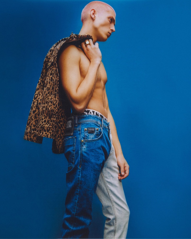 Bold Denim Takes the Spotlight for Versace Jeans Couture Campaign