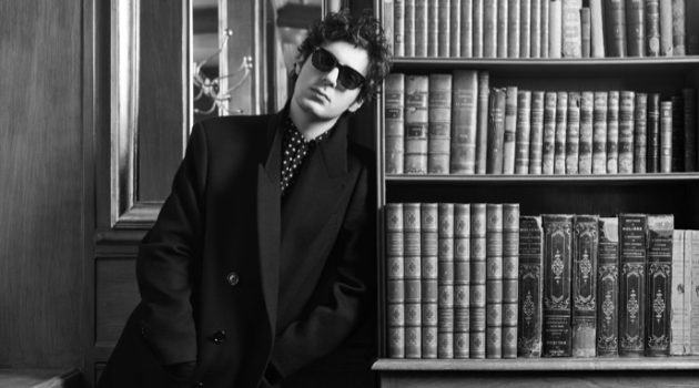 Vincent Lacoste Stars in 'Portrait of an Actor' for Celine Campaign Vincent Lacoste Coat Sunglasses Celine Campaign 2022