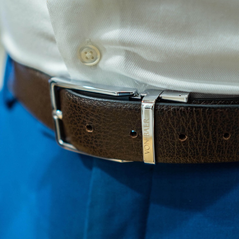 Von Baer Reversible Leather Belt