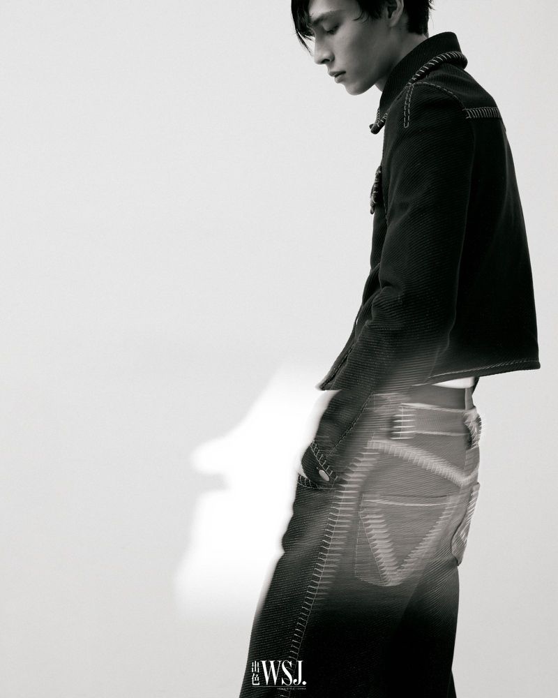 Yang Hao Dons Low-rise Styles for WSJ. Magazine China
