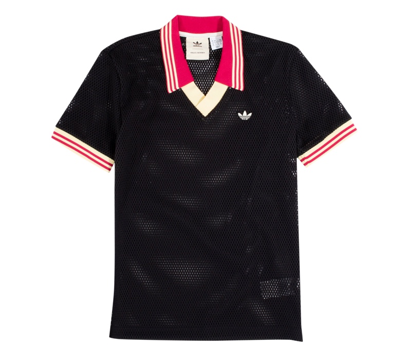 adidas x Wales Bonner Mesh Polo Black