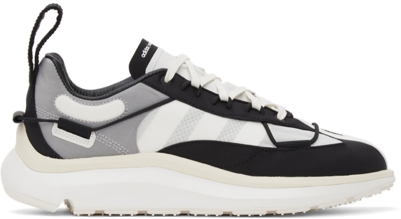 Y-3 Black and White Shiku Run Sneakers