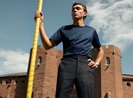 Mondo Duplantis Takes to Stockholm Olympic Stadium for Eton Shirts Campaign
