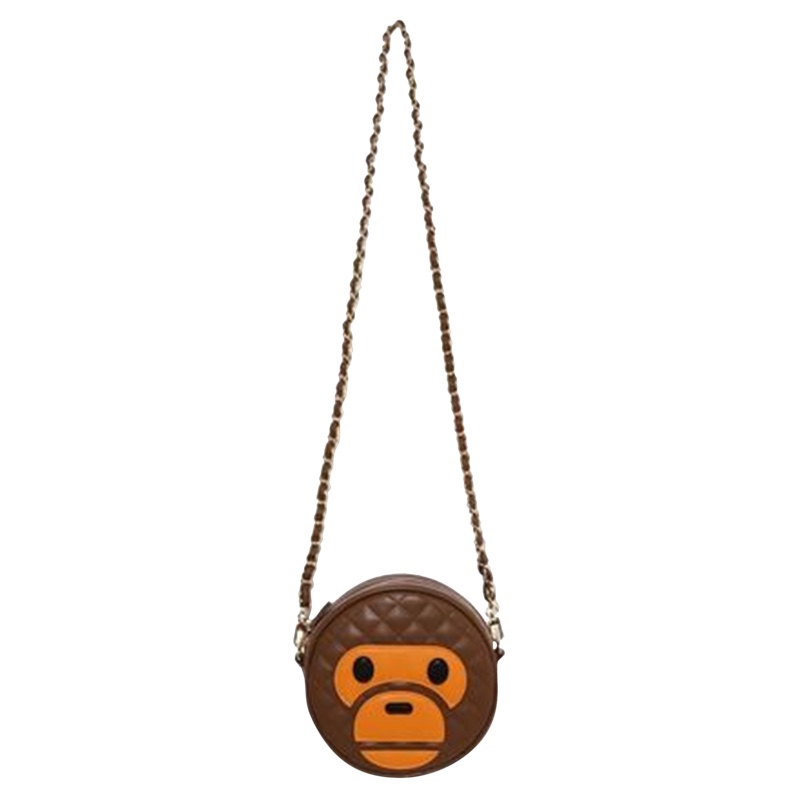 BAPE Baby Milo Quilting Shoulder Bag Brown » Complete Guide to Bape Bags & Backpacks BAPE Baby Milo Quilting Shoulder Bag Brown
