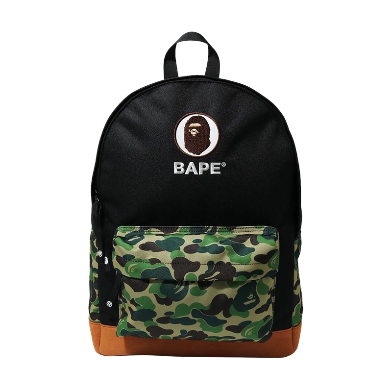 BAPE ABC Camo Ape Head Daypack 'Green' » Complete Guide to Bape Bags & Backpacks BAPE ABC Camo Ape Head Daypack 'Green'