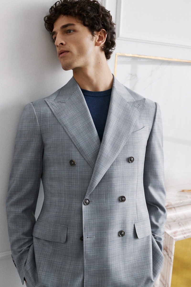 Canali Made to Measure Collection 2022 Alberto Perazzolo Model