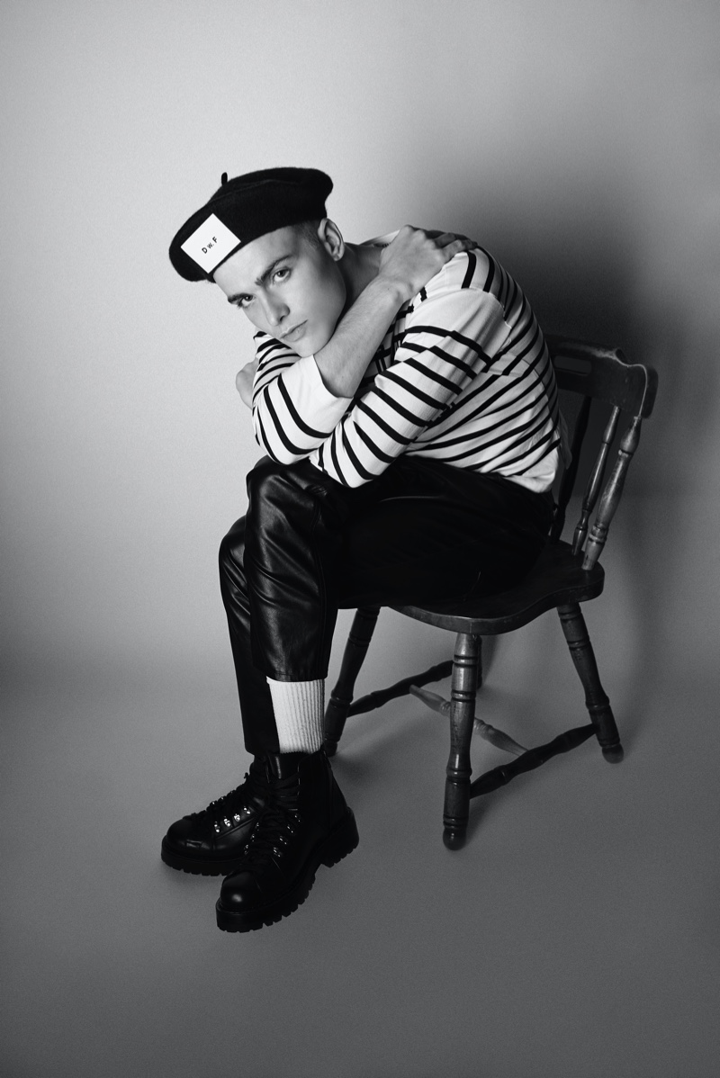 » Dakota Griffin Rocks Logo Fashions for L'Officiel Baltic Dakota Griffin Model Editorial 2022 LOfficiel Baltic 007