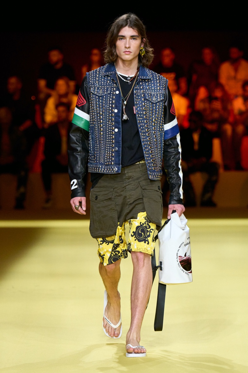 Dsquared2 Embraces an Island Flair for Spring '23 Collection