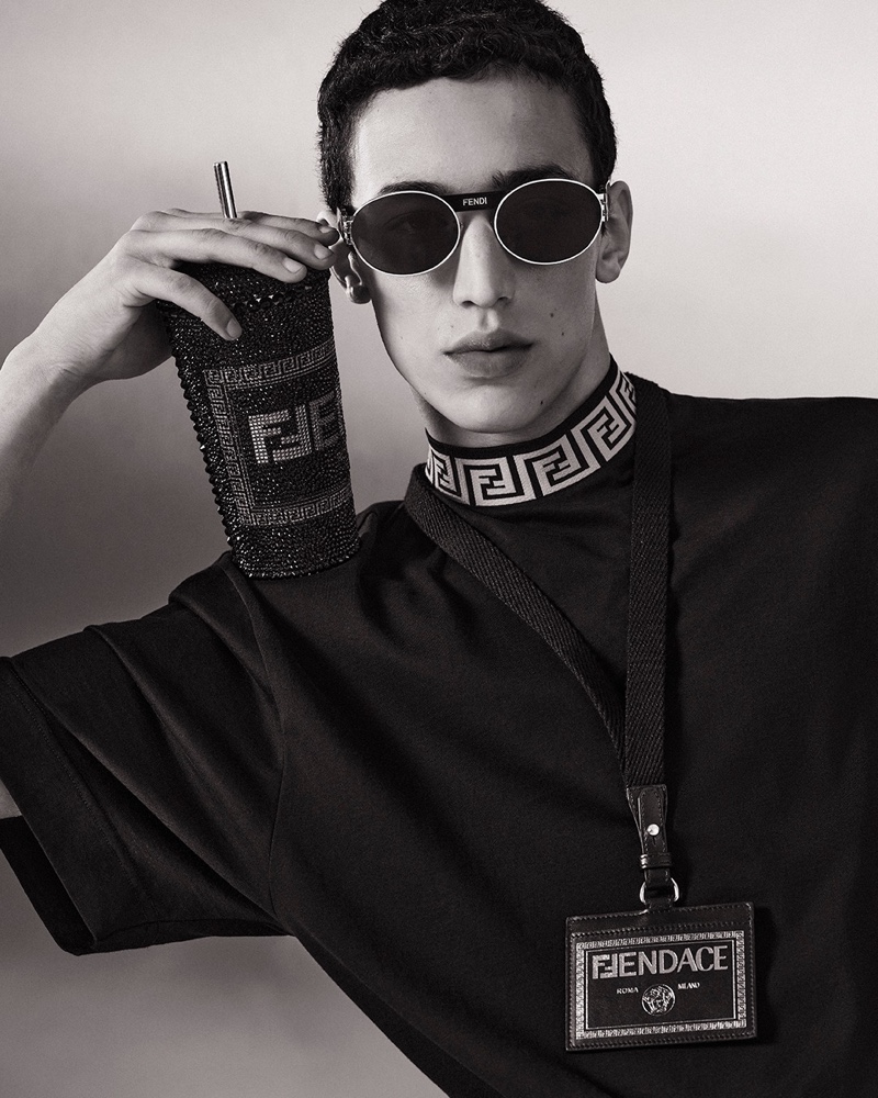 Fendace Versace by Fendi Campaign Men Pre-fall 2022