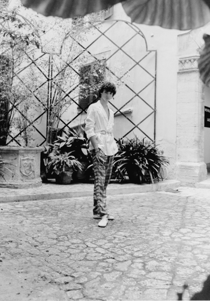 » Fernando Lindez Finds 'Peace in Palma' with Risbel Magazine Fernando Lindez Model 2022 Editorial Risbel 008