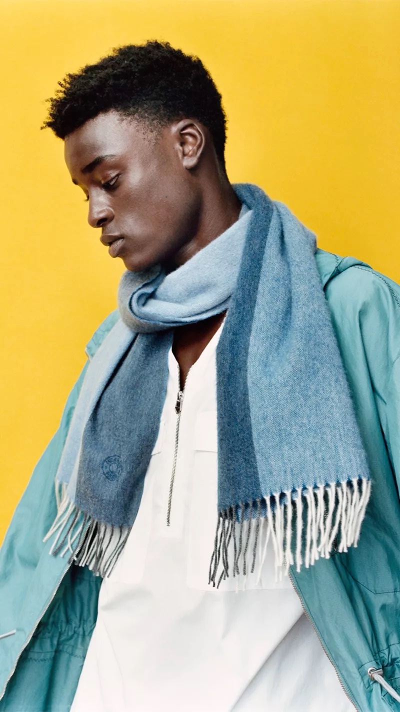 Leon & Babacar Hit a Soft Style Note in Hermès Silk