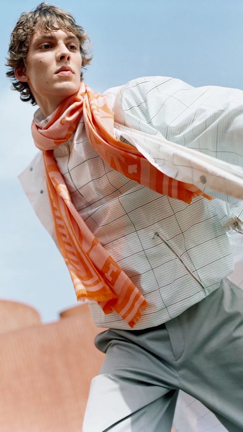 Hermes Men Silk Collection Spring Summer 2022 007