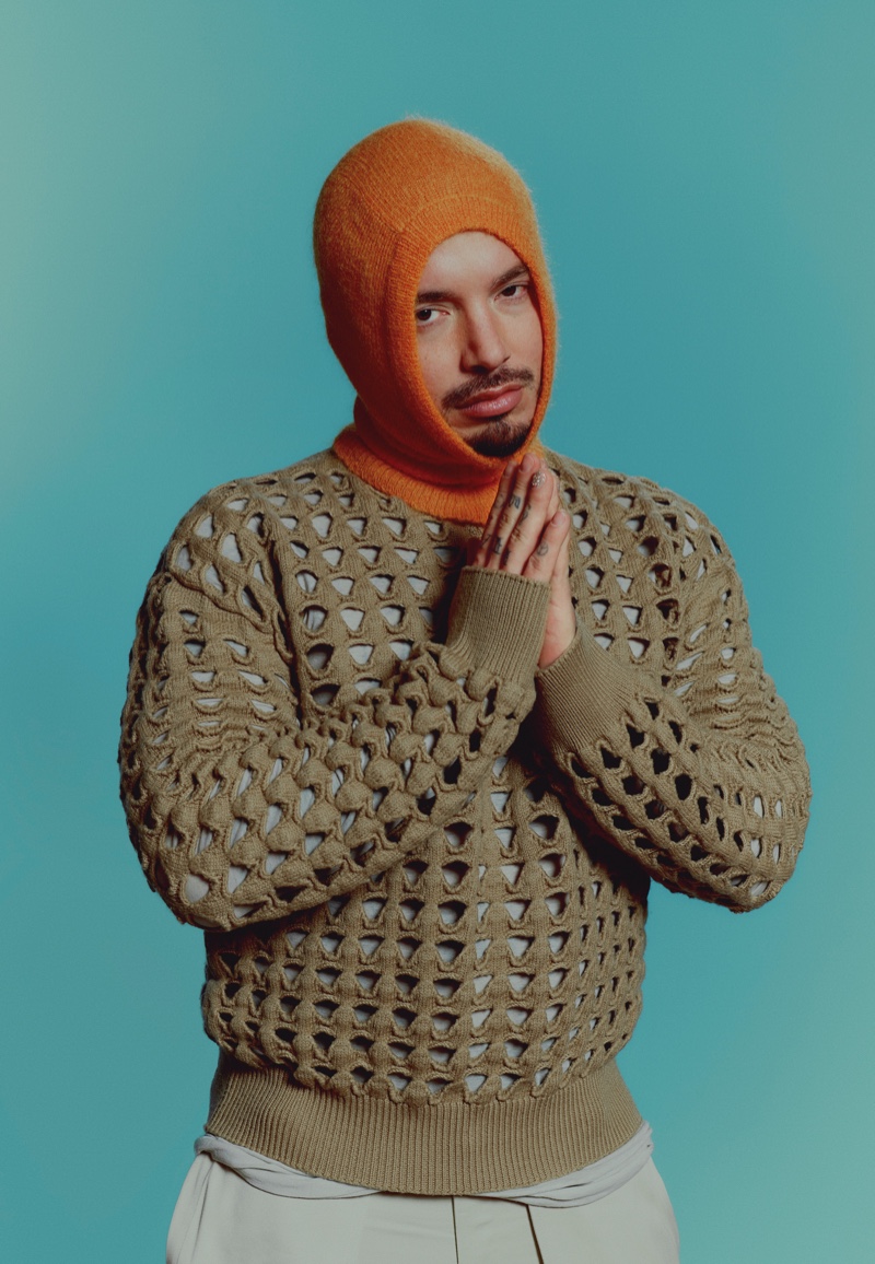 J Balvin Balaclava SSENSE Photoshoot 2022 » J Balvin Poses for SSENSE, Talks Music & Mental Health J Balvin Balaclava SSENSE Photoshoot 2022