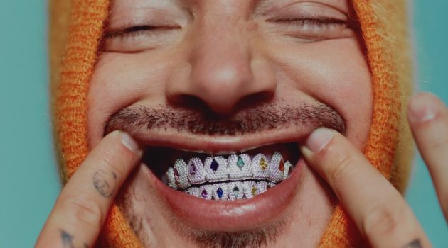 J Balvin Grillz Balaclava Photoshoot 2022 SSENSE