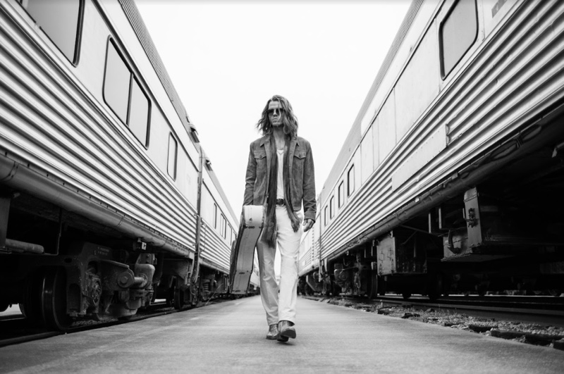 Jökull Júlíusson Train Station John Varvatos Campaign Pre-fall 2022