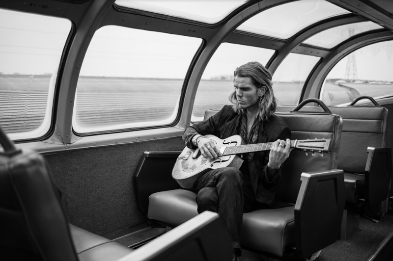 Jökull Júlíusson Guitar John Varvatos Campaign Pre-fall 2022