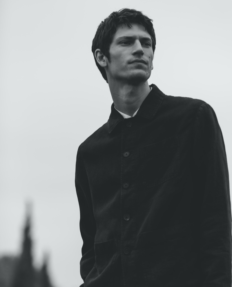 Justin Eric Martin Model Massimo Dutti Men Editorial 2022