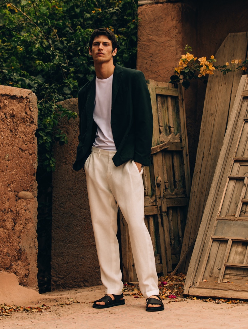 Justin Eric Martin 2022 Massimo Dutti Men Editorial 004