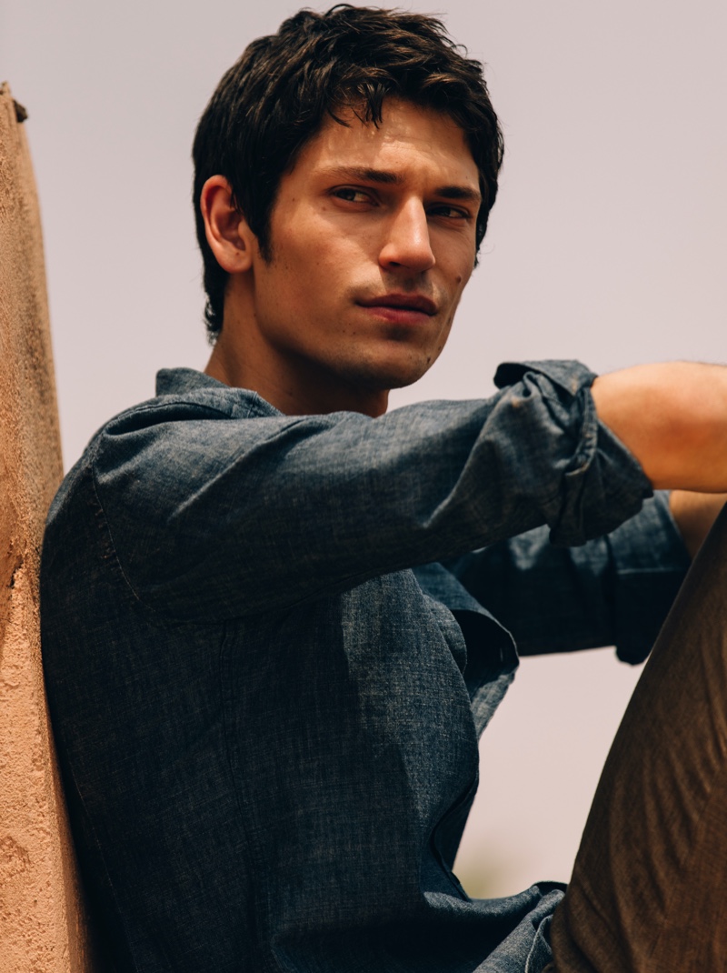 Justin Eric Martin 2022 Massimo Dutti Men Editorial 007