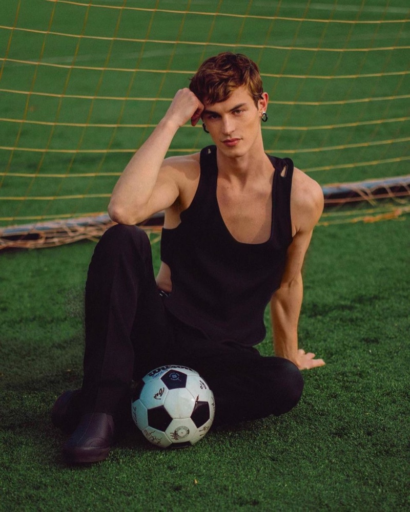 Kit Butler Goes Sporty for Harper's Bazaar Men Thailand