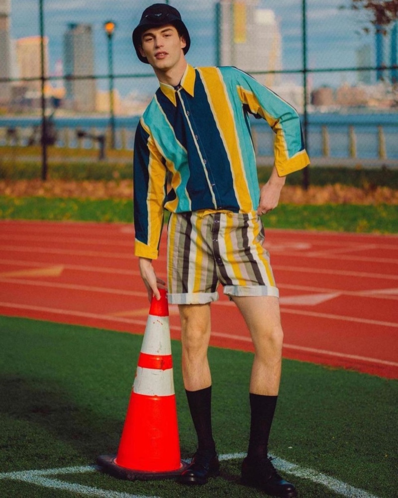 Kit Butler Goes Sporty for Harper's Bazaar Men Thailand