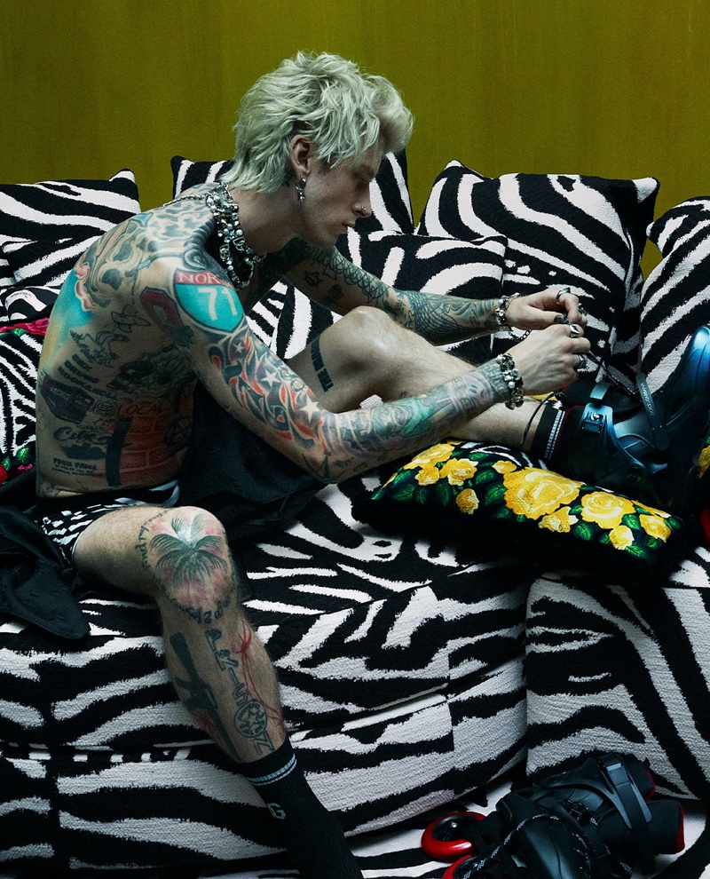 Machine Gun Kelly Dolce & Gabbana Casa Campaign 2022