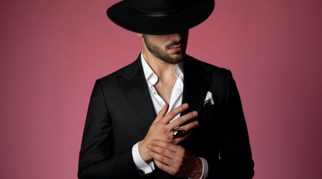 Are Enamel Rings Durable? Should You Get Them? Stylish Man Hat Ring Suit Jacket Blazer