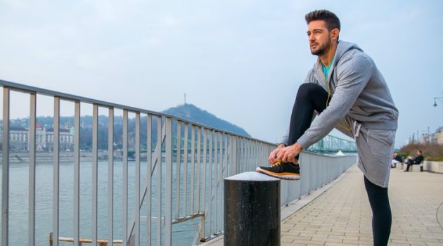 Follow These 5 Tips for Safe Outdoor Workouts Man Working Out Outside