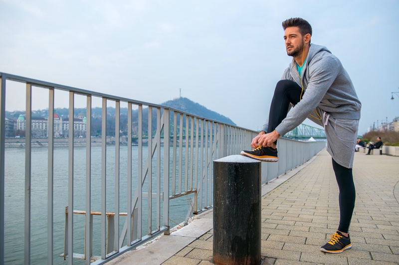 Man Working Out Outside