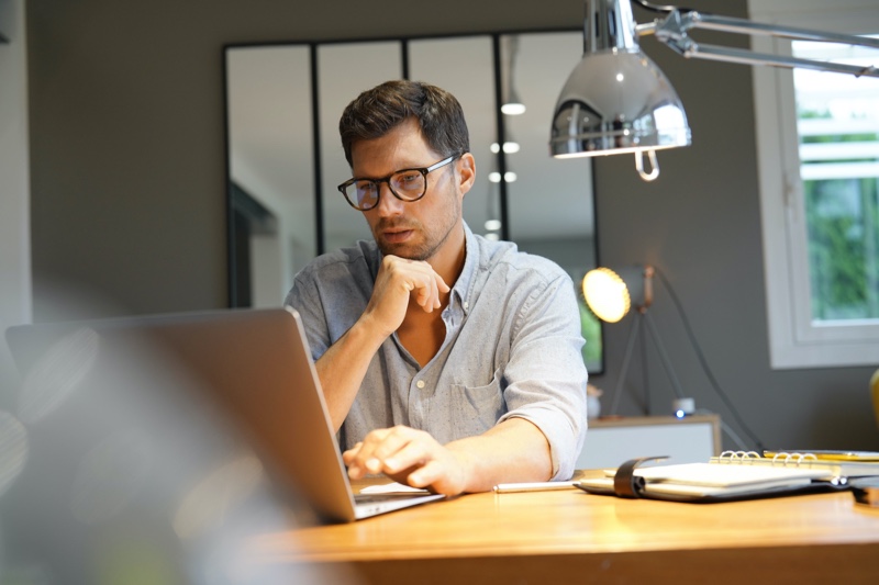 Man on Laptop