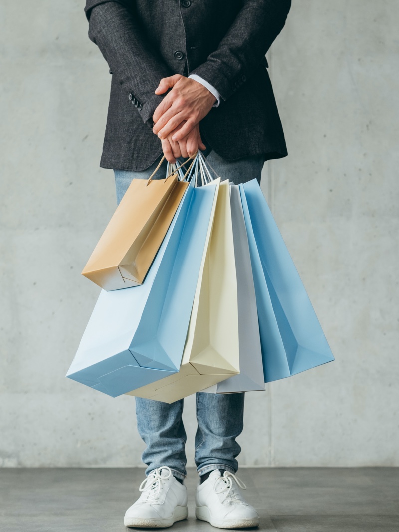 Man with Shopping Bags