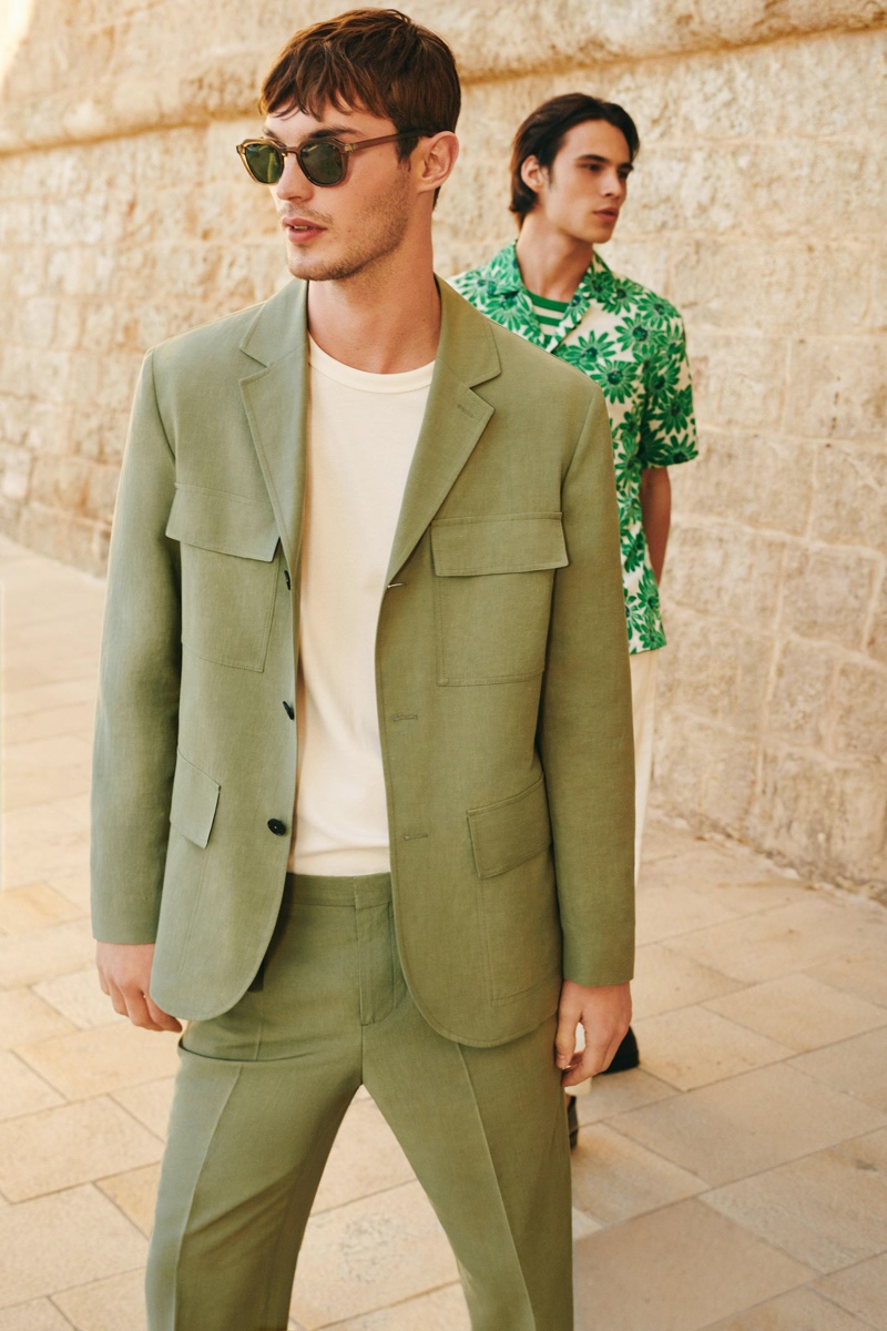 Kit Butler Louis Baines Model Mango Man Campaign Summer 2022