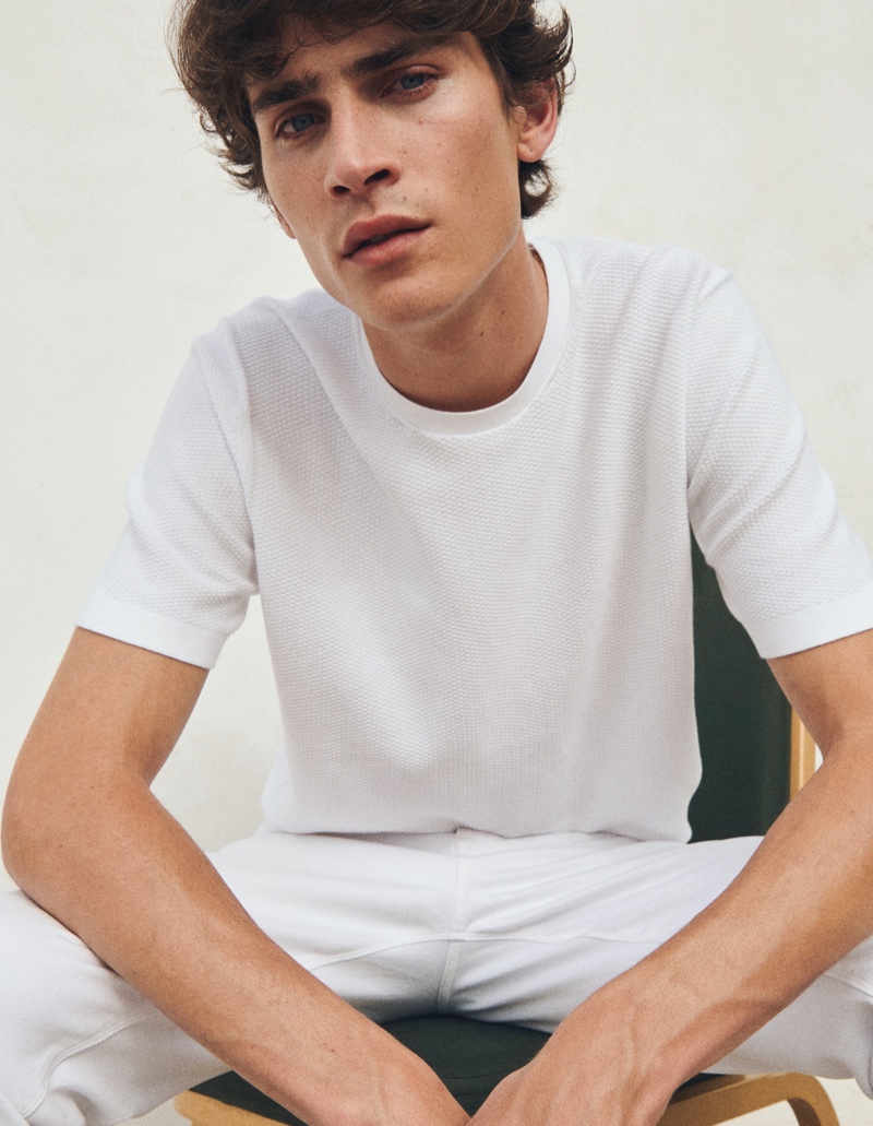Liam Kelly is Picturesque in Style for Massimo Dutti