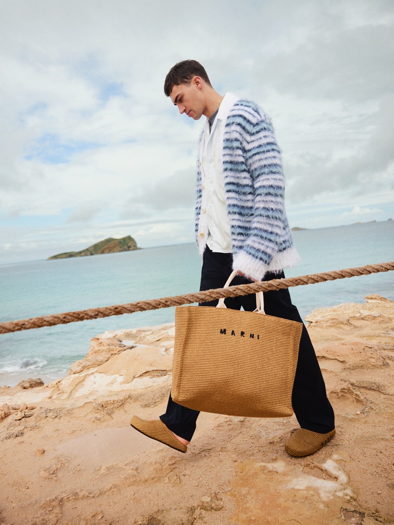 Alessio Pozzi Marni Tote Men Mytheresa Campaign Summer 2022