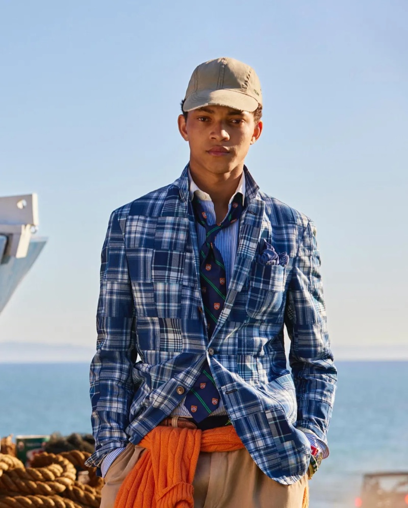 Jeranimo van Russel Model POLO Ralph Lauren Campaign Men Summer 2022 Heritage Icons