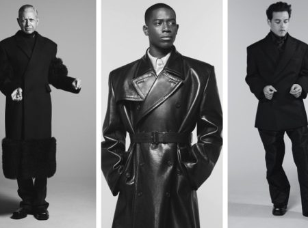 Jeff Goldblum, Rami Malek & Damson Idris Front Prada Fall ’22 Campaign