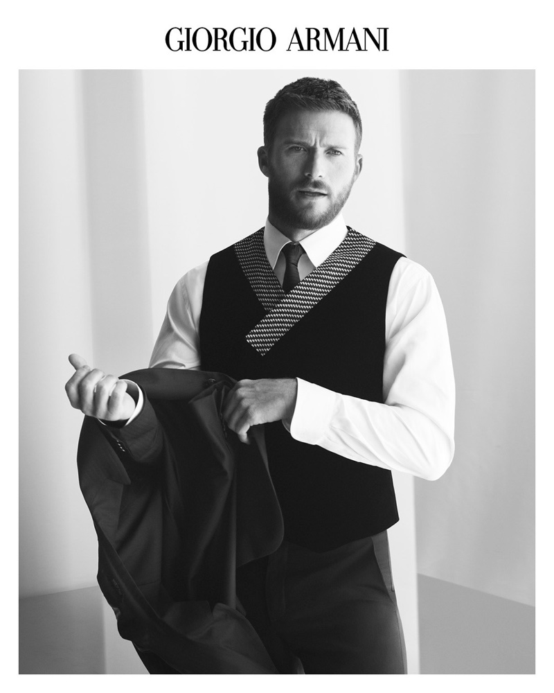 Scott Eastwood Giorgio Armani Campaign Men Fall Winter 2022