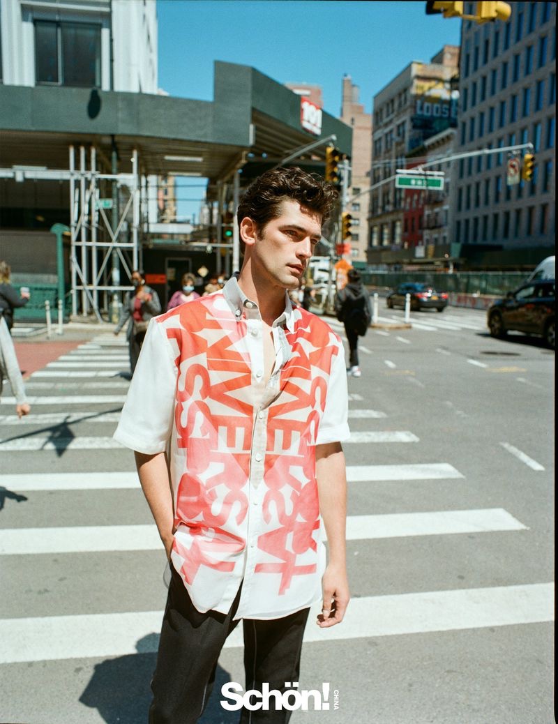 » Sean O'Pry Hits the Streets of New York for Schön! China Sean OPry Model 2022 Schon Magazine China 003