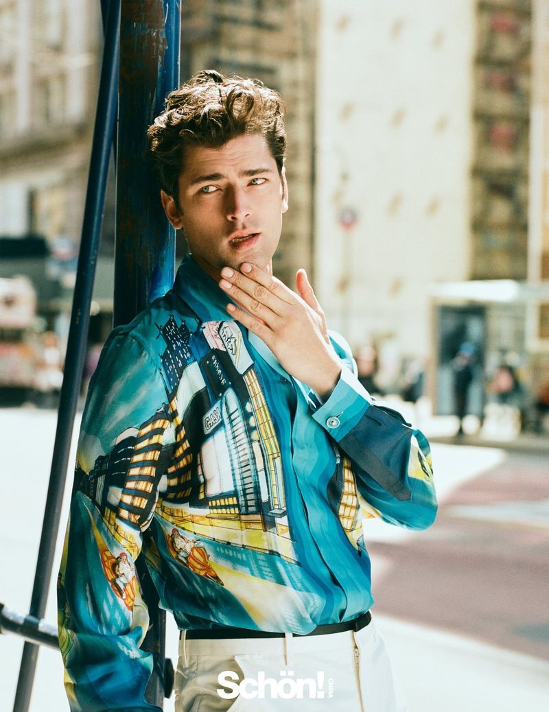 » Sean O'Pry Hits the Streets of New York for Schön! China Sean OPry Model 2022 Schon Magazine China 005