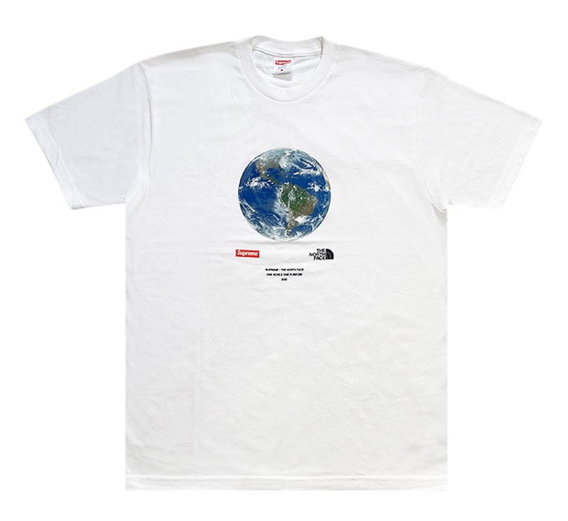Supreme x The North Face One World Tee White