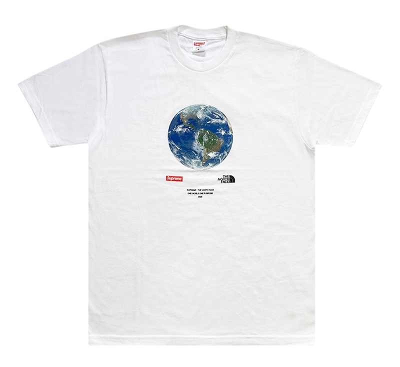 Supreme x The North Face One World Tee White » Complete Guide to Supreme x The North Face Collaboration Supreme x The North Face One World Tee White